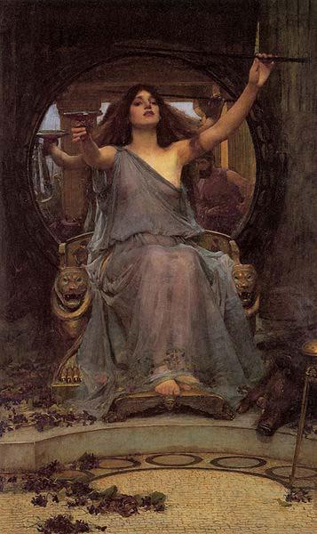 John William Waterhouse Circe Offering the Cup to Odysseus